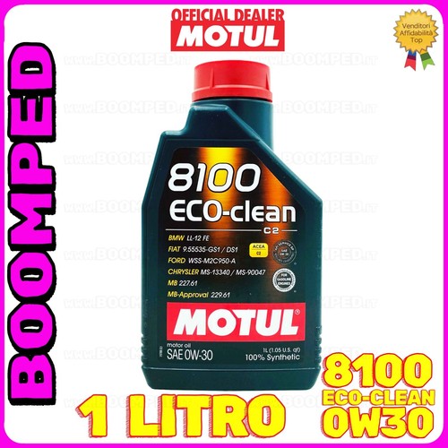 Litro motul 8100 eco clean - motul, eco-clean