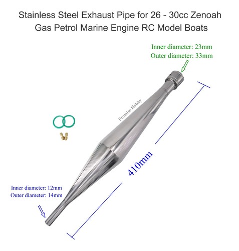 Tubo scarico acciaio inox - acciaio,